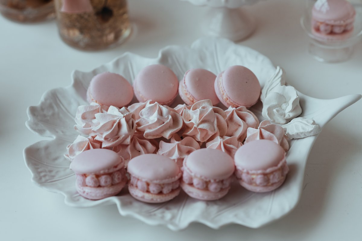 Baptizado Constança · macarons