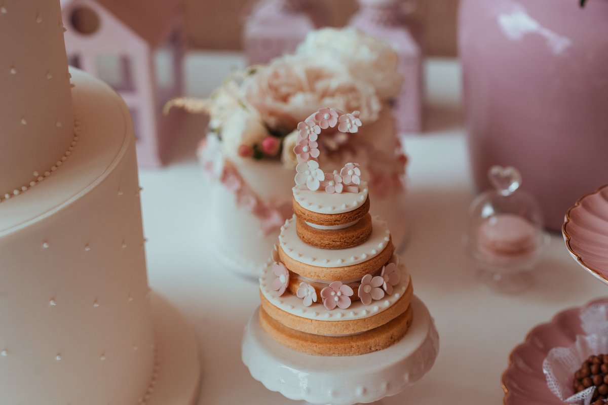 Baptizado Constança · detalhe bolo