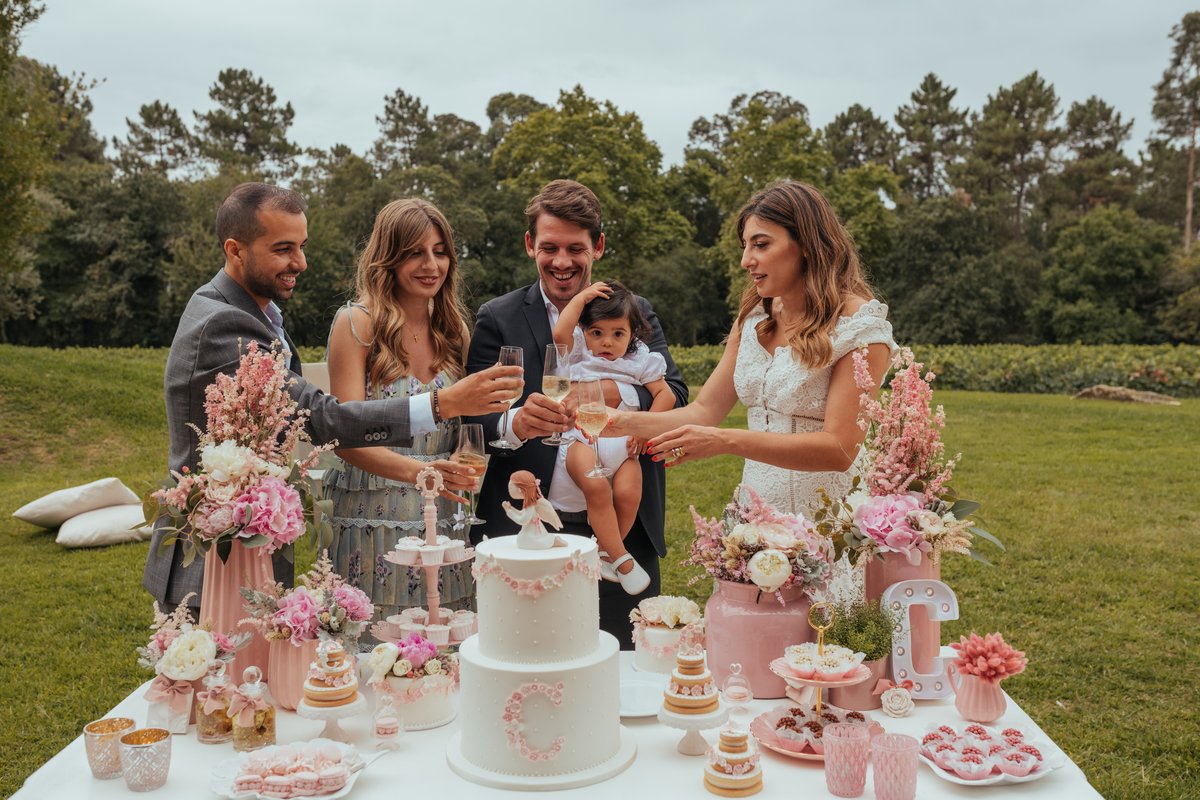 Baptizado Constança · família